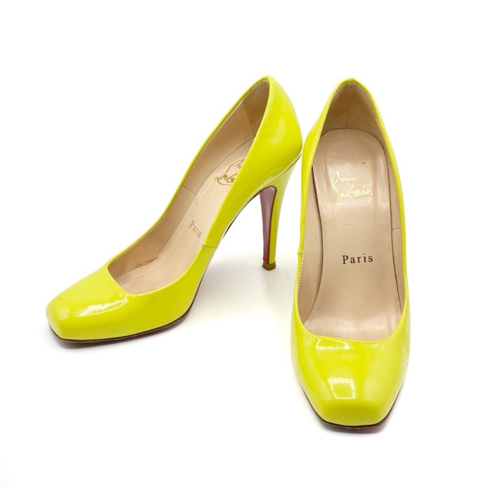 Christian Louboutin Neon Yellow Heels